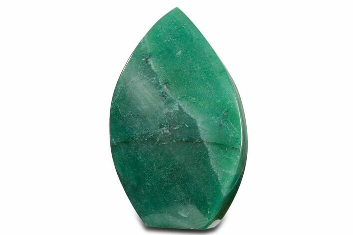 Polished Jade (Nephrite) Flame - Afghanistan #355885